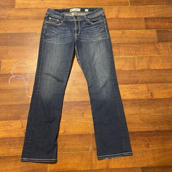 Y2K vintaage grunge Buckle Bke Harper bootcut sz 31R blue jeans 34x30.5” - Picture 3 of 4